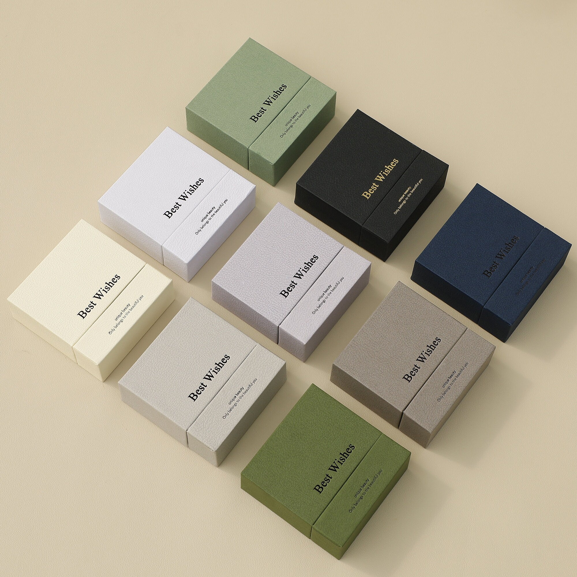 Customizable Logo Jewelry Box: Necklace, Ring, Earring Gift Packaging-zoom-2