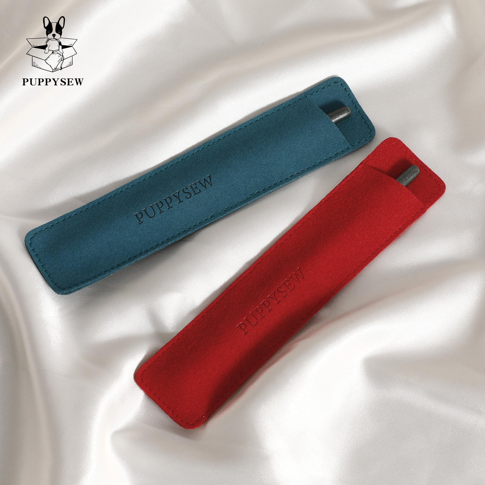 Microfiber Pen Case: Personalized Makeup Brush or Fountain Pen Cover-zoom-7