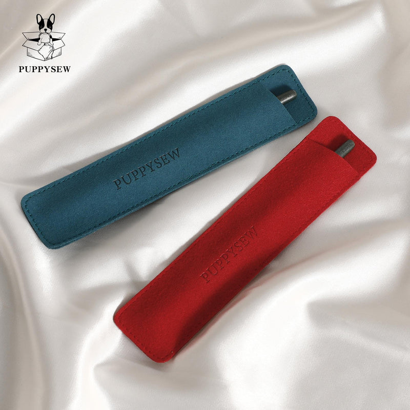 Microfiber Pen Case: Personalized Makeup Brush or Fountain Pen Cover-zoom-