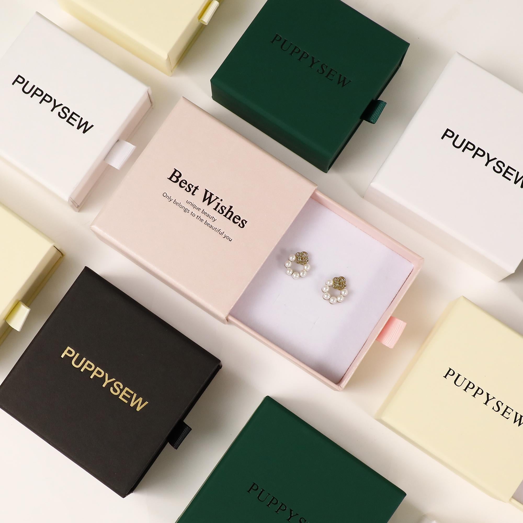 Customizable Velvet Jewelry Box – Personalized Ring, Necklace, Bracelet Gift Box