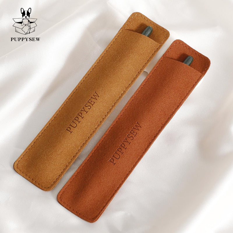 Microfiber Pen Case: Personalized Makeup Brush or Fountain Pen Cover-zoom-