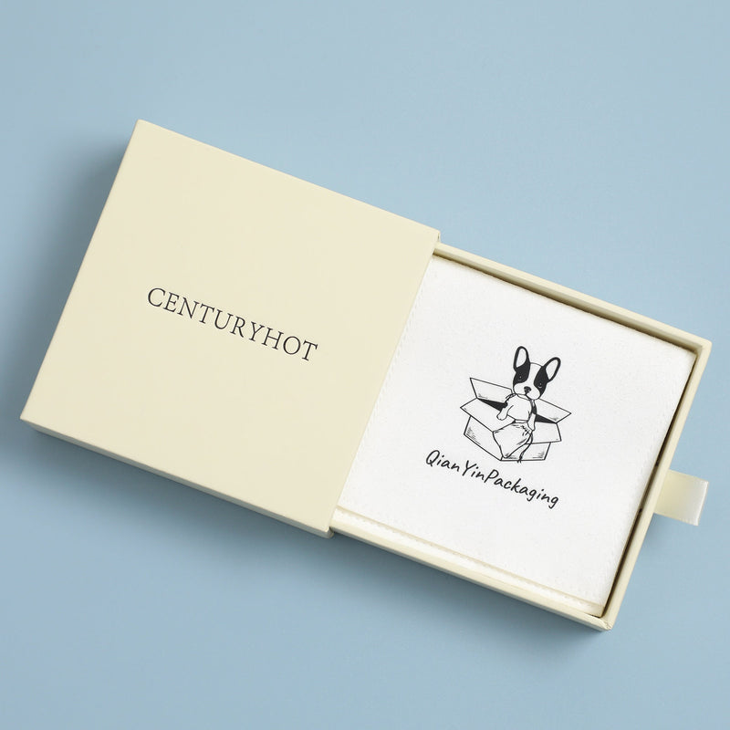Custom Cream Jewelry Box: Logo, Drawer Style, Bulk (50pcs)-zoom-