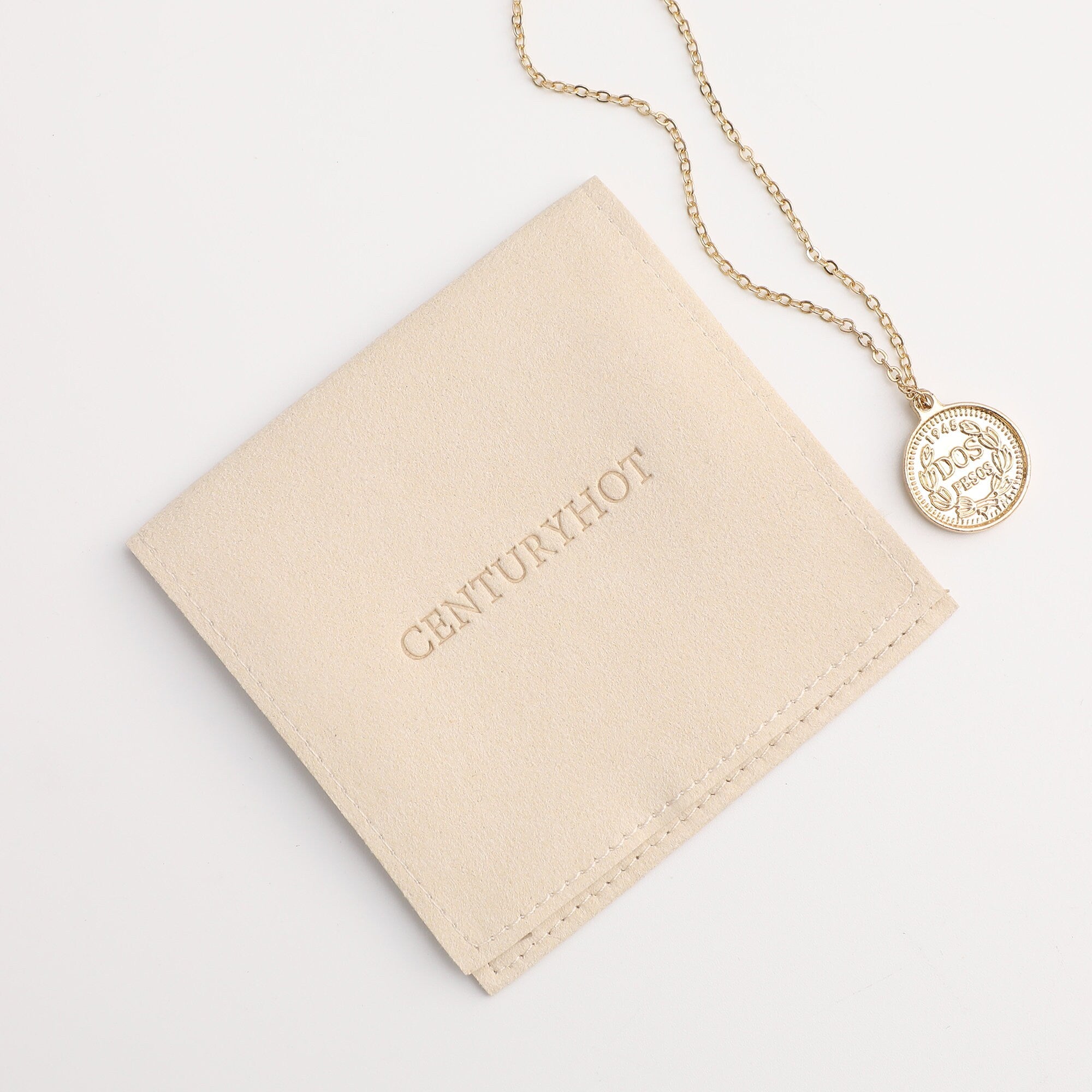 Embossed Logo Microfiber Jewelry Bag, Personalized Packaging-zoom-7