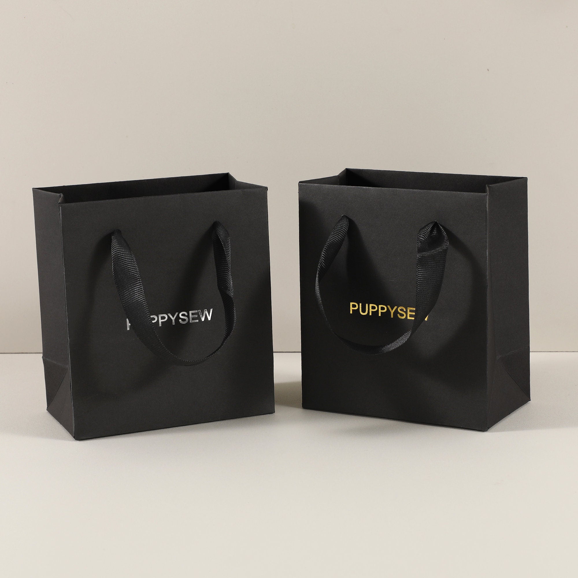 50 black custom logo Paper shopping bag halloween Customized package-zoom-9