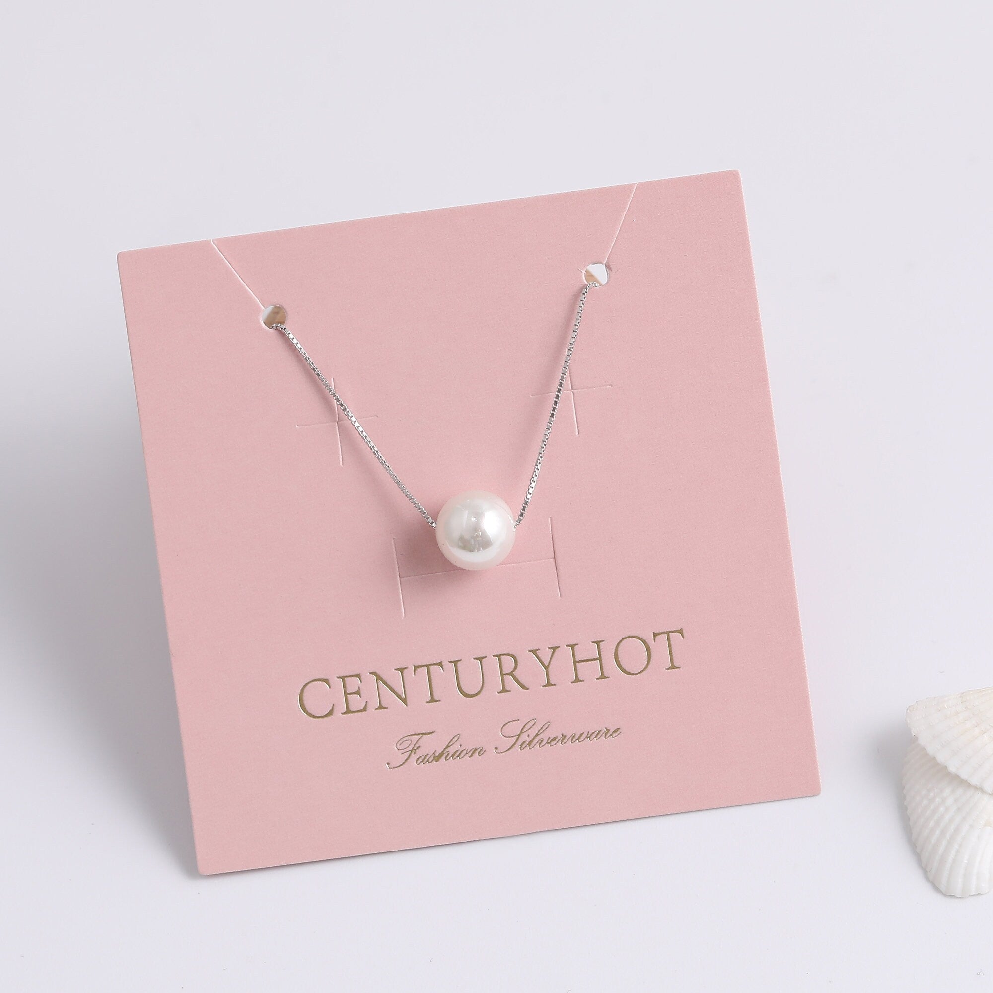 Custom Logo Jewelry Card, Necklace Display Packaging, Earring Card (100pcs)-zoom-8