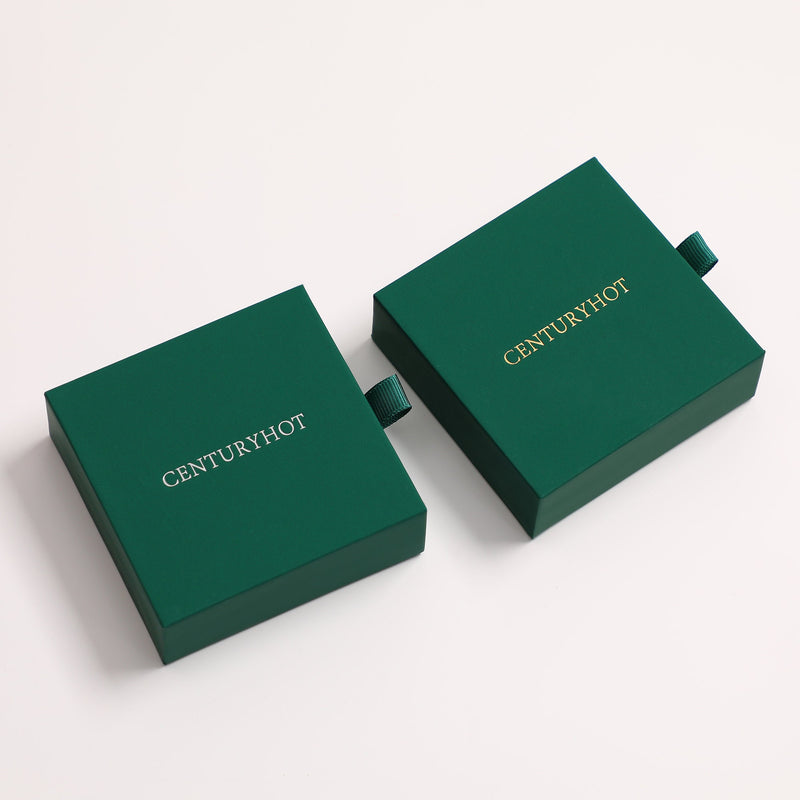 Personalized Jewelry Box: 50 White Paper Drawer Boxes, Custom Logo-zoom-