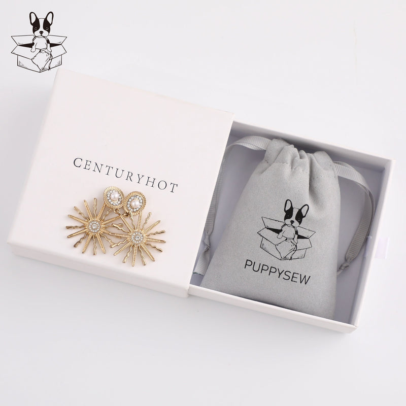 Personalized Purple Microfiber Drawstring Bag, Custom Logo Jewelry Packaging-zoom-