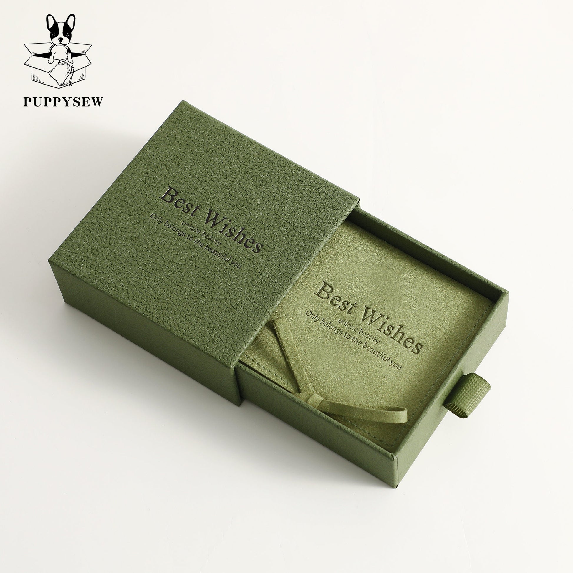 Jewelry Gift Box Set: Microfiber Bag, Customizable Logo-2