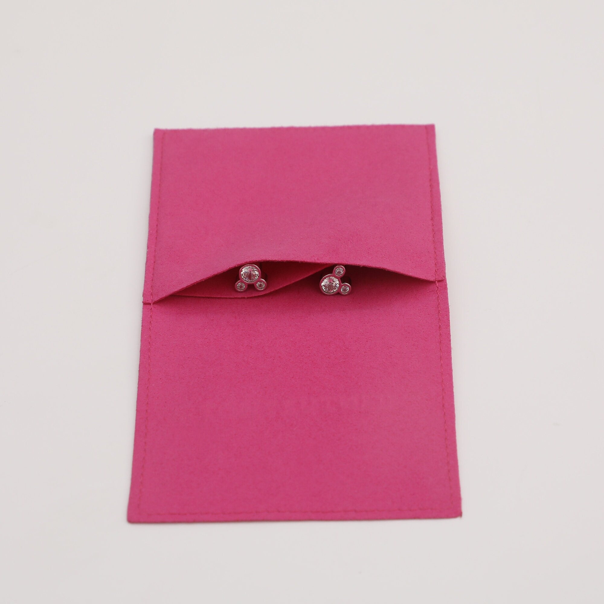 Embossed Logo Microfiber Jewelry Pouch - Custom Packaging Bag (50pcs)-zoom-4