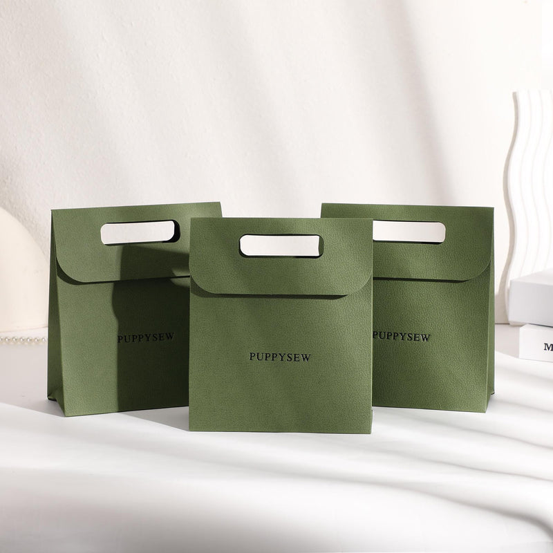 Custom Logo Kraft Gift Bags: Wedding, Jewelry, Boutique-zoom-