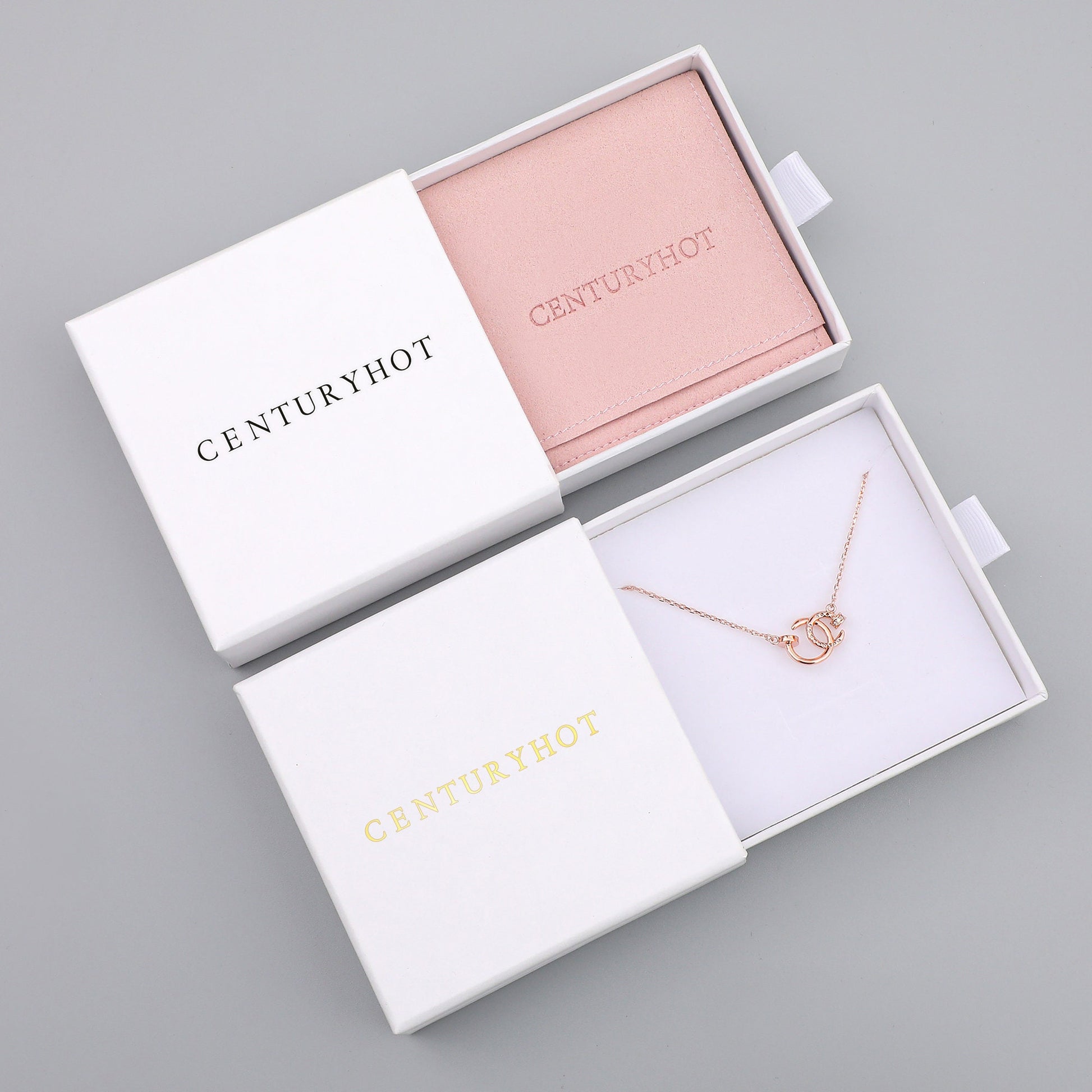 Custom Logo Jewelry Box, Chic Drawer Style Gift Packaging-5