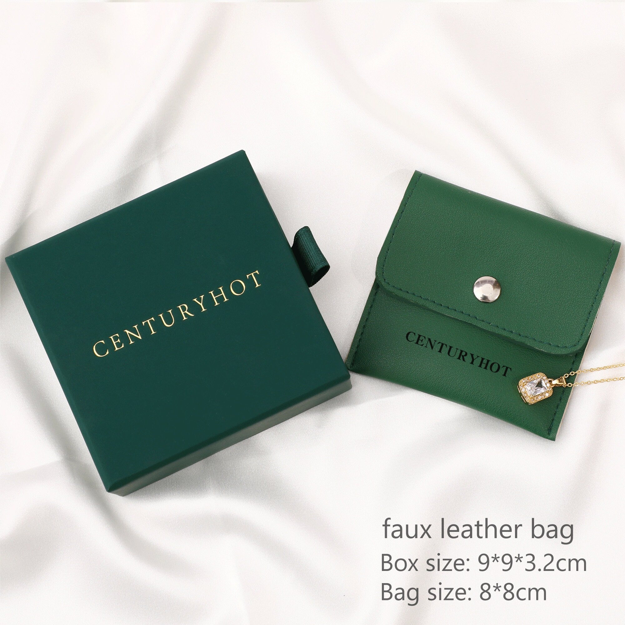 Custom Logo Jewelry Box and Bag Set, Personalized Packaging-zoom-3