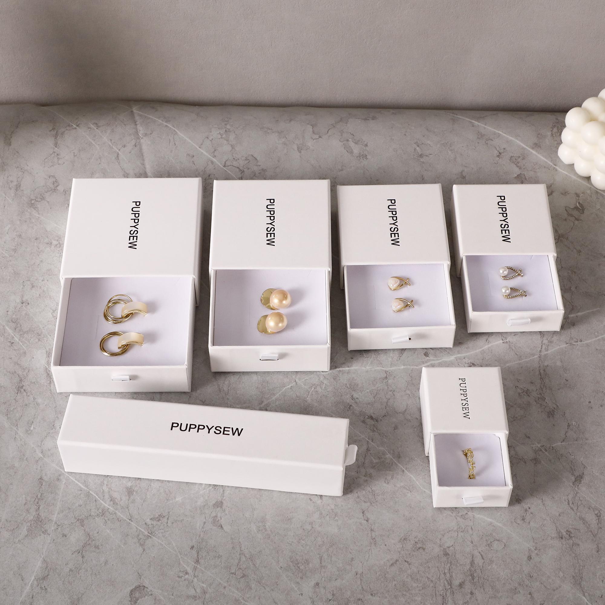 Custom Logo Jewelry Gift Boxes – Small Drawer-Type Packaging-zoom-5