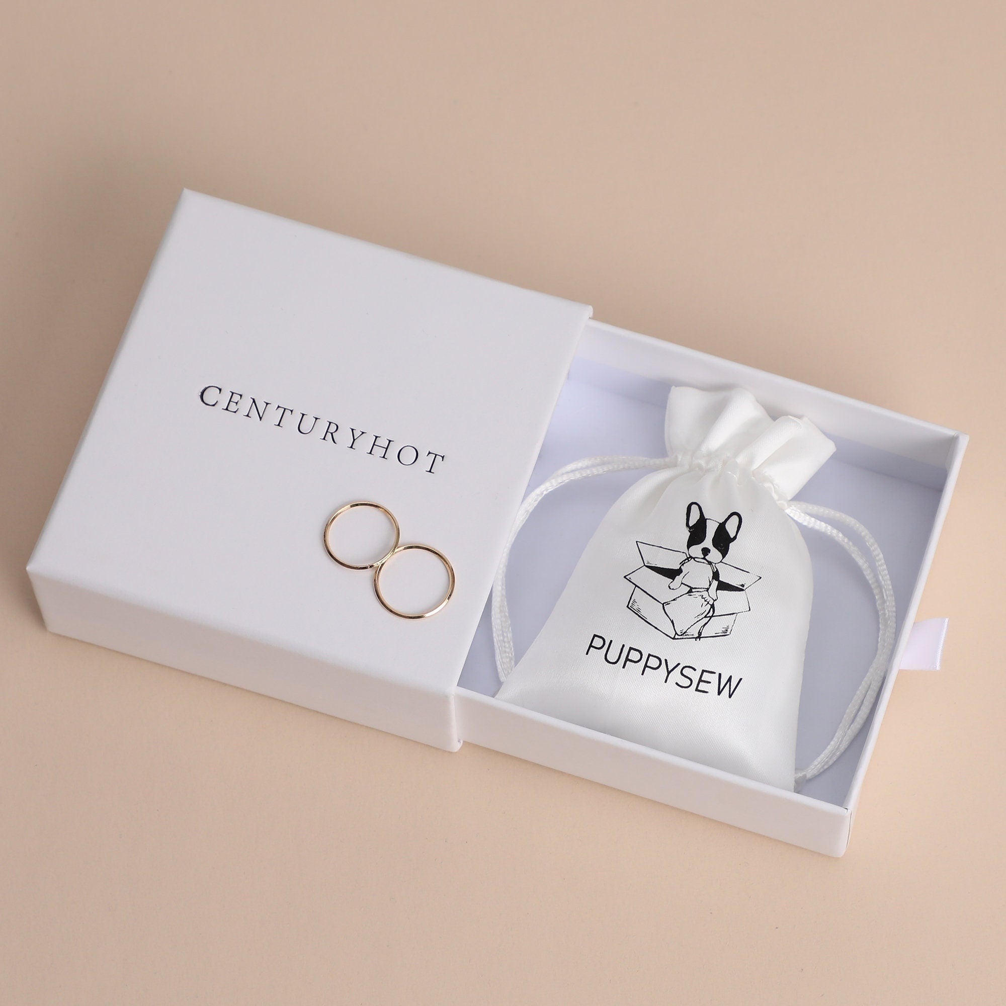 Custom Satin Drawstring Bag: Logo Print Jewelry Packaging-zoom-5