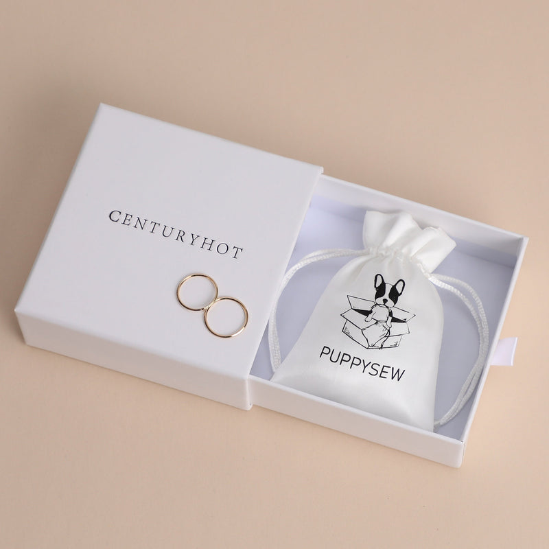Custom Satin Drawstring Bag: Logo Print Jewelry Packaging-zoom-