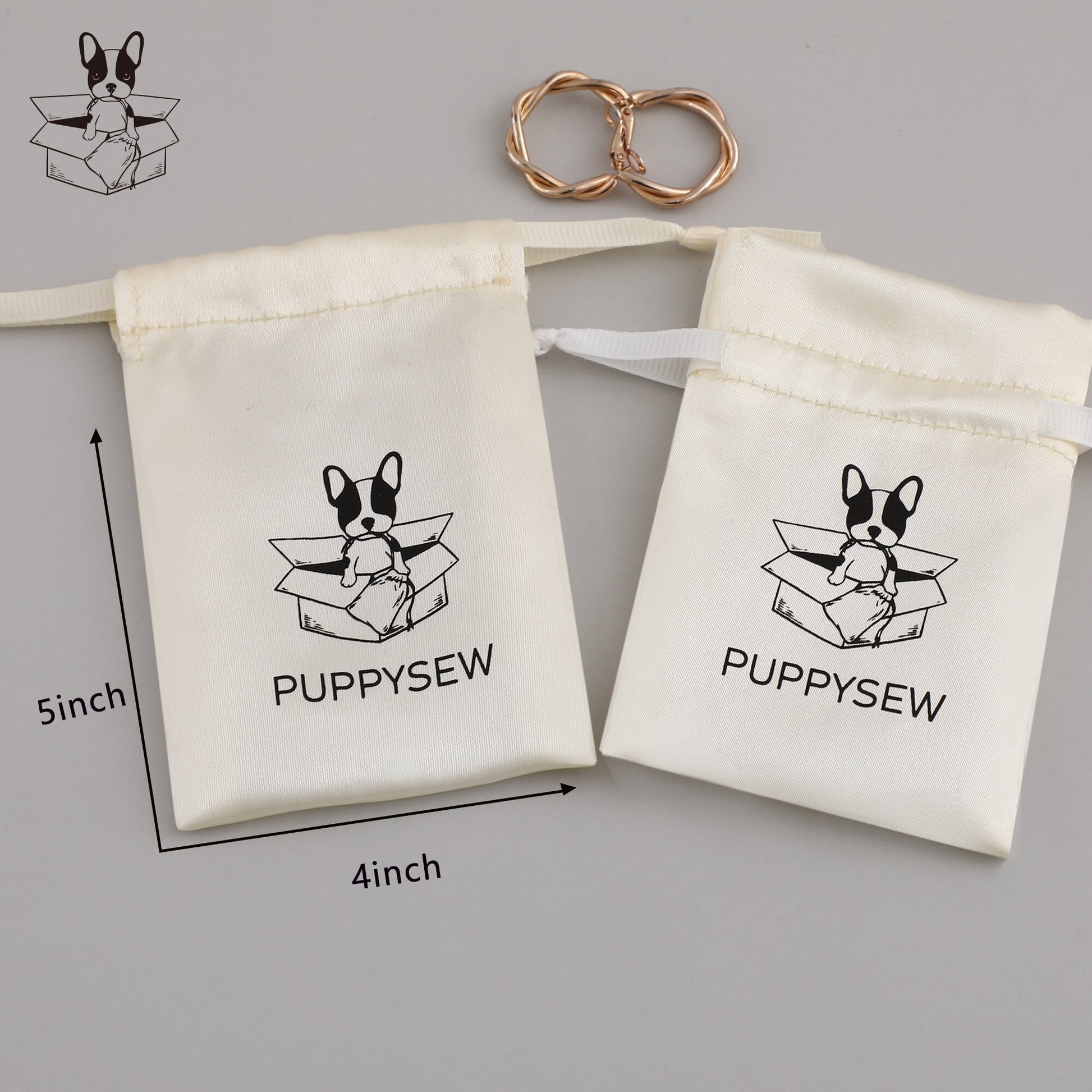 Custom Satin Drawstring Bag: Personalized Logo, Jewelry Packaging-8