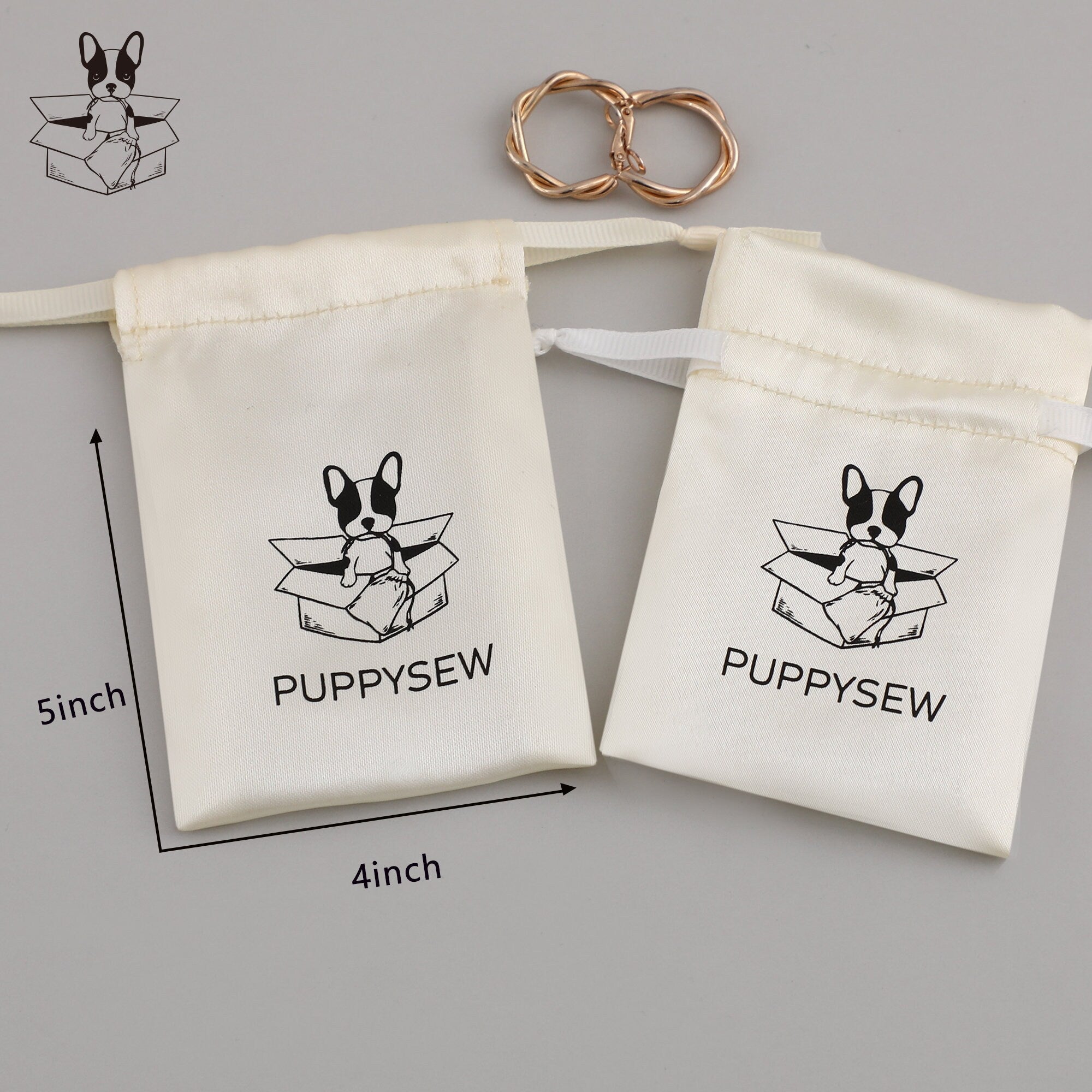 Custom Satin Drawstring Bag: Personalized Logo, Jewelry Packaging-zoom-8