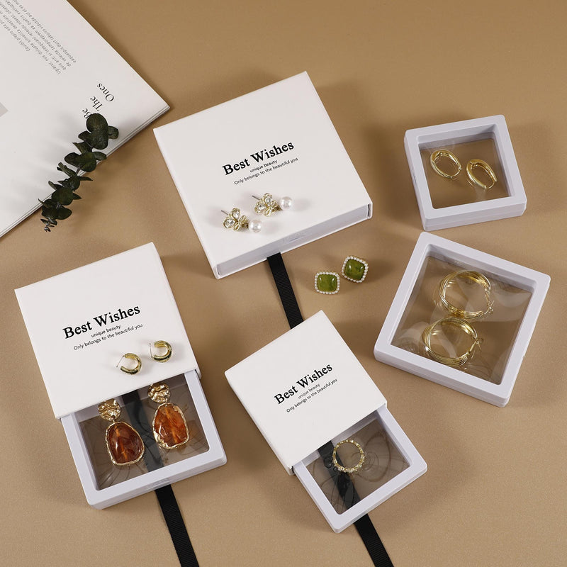 Custom Logo Jewelry Gift Box: Transparent Suspension Display-zoom-
