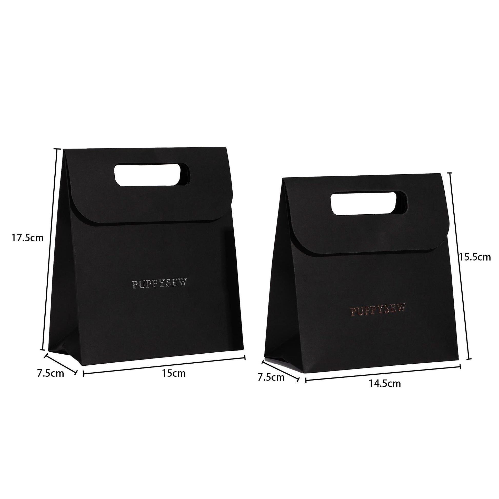 Custom Logo Gift Bags, Jewelry Packaging, Elegant Shopping Bags-3