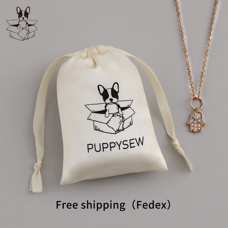 Custom Satin Drawstring Bag: Personalized Logo, Jewelry Packaging-zoom-