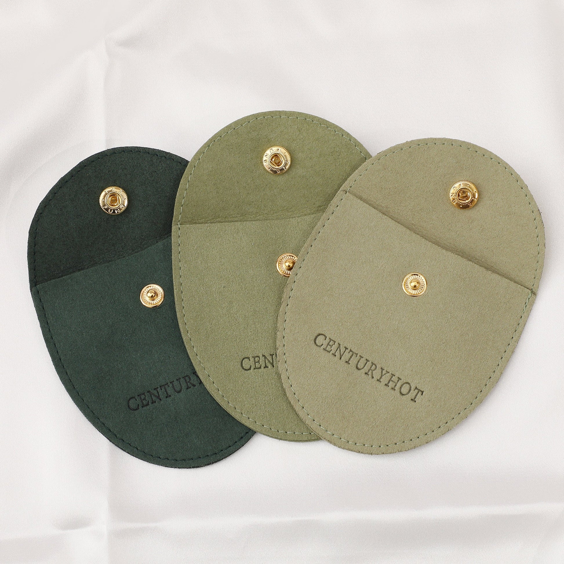 50 Personalized Microfiber Jewelry Bags, Custom Logo Packaging-4