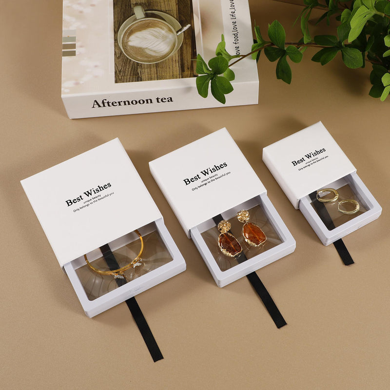 Custom Logo Jewelry Gift Box: Transparent Suspension Display-zoom-