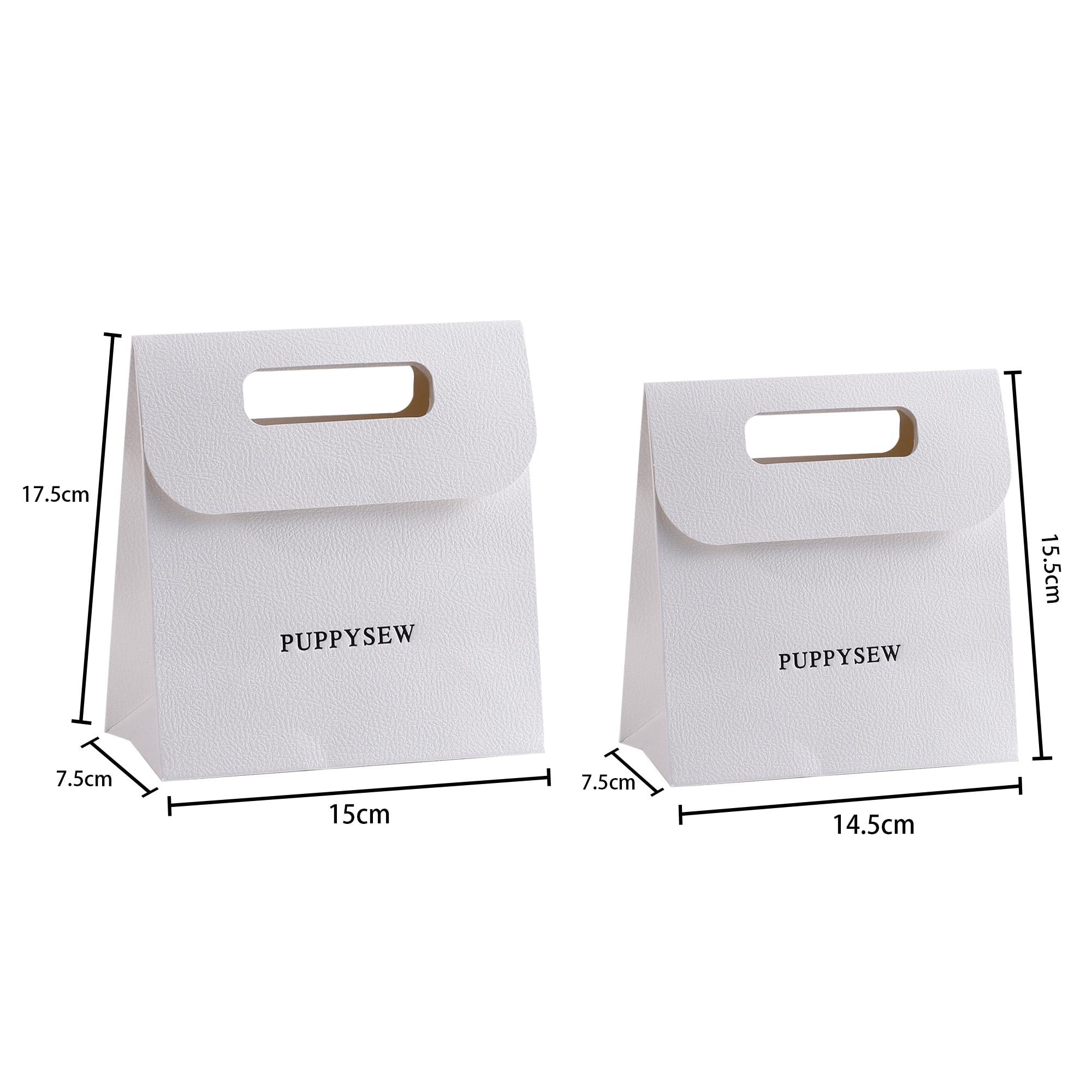 Custom Logo Printed Gift Bag, Elegant Flip-Top Packaging