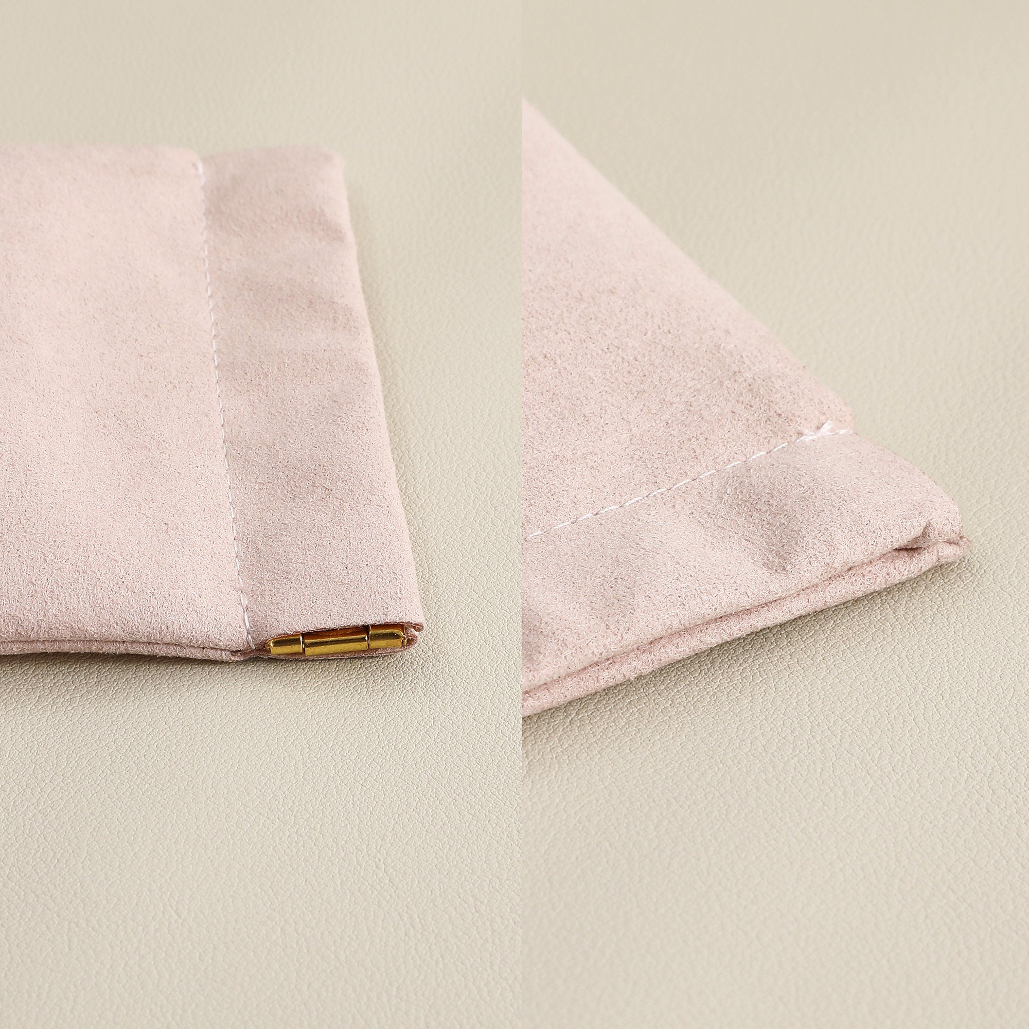 Custom Logo Microfiber Bag, Spring Buckle Lipstick Pouch (50pcs)-zoom-6