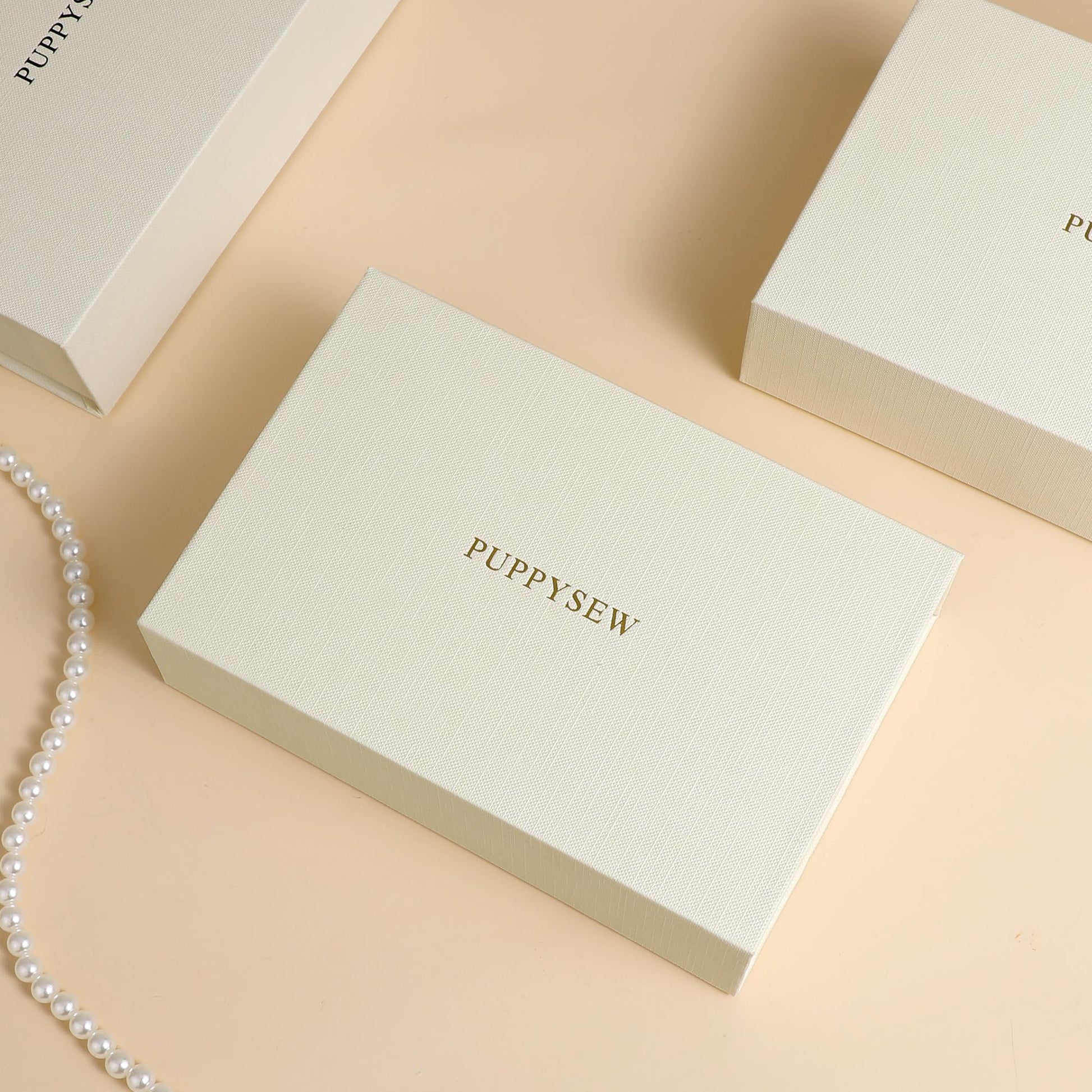 Custom Logo Jewelry Box – Personalized Card Slots, Pouch & Cloth-2