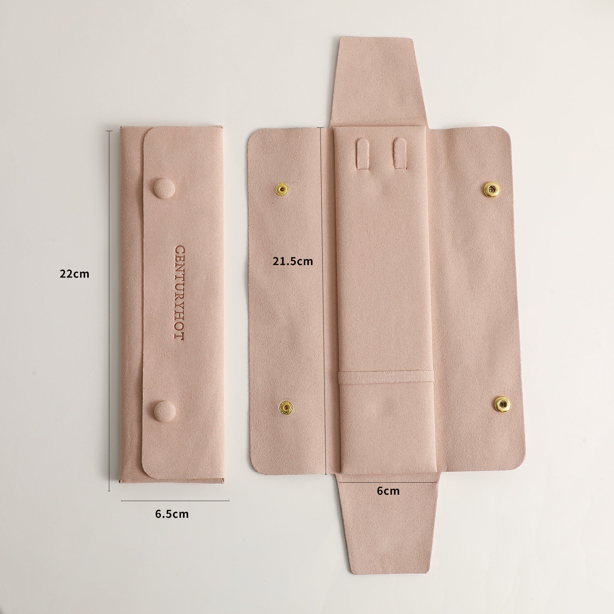 Microfiber Necklace Storage Bag, Personalized Jewelry Pouch, Custom Logo-zoom-3