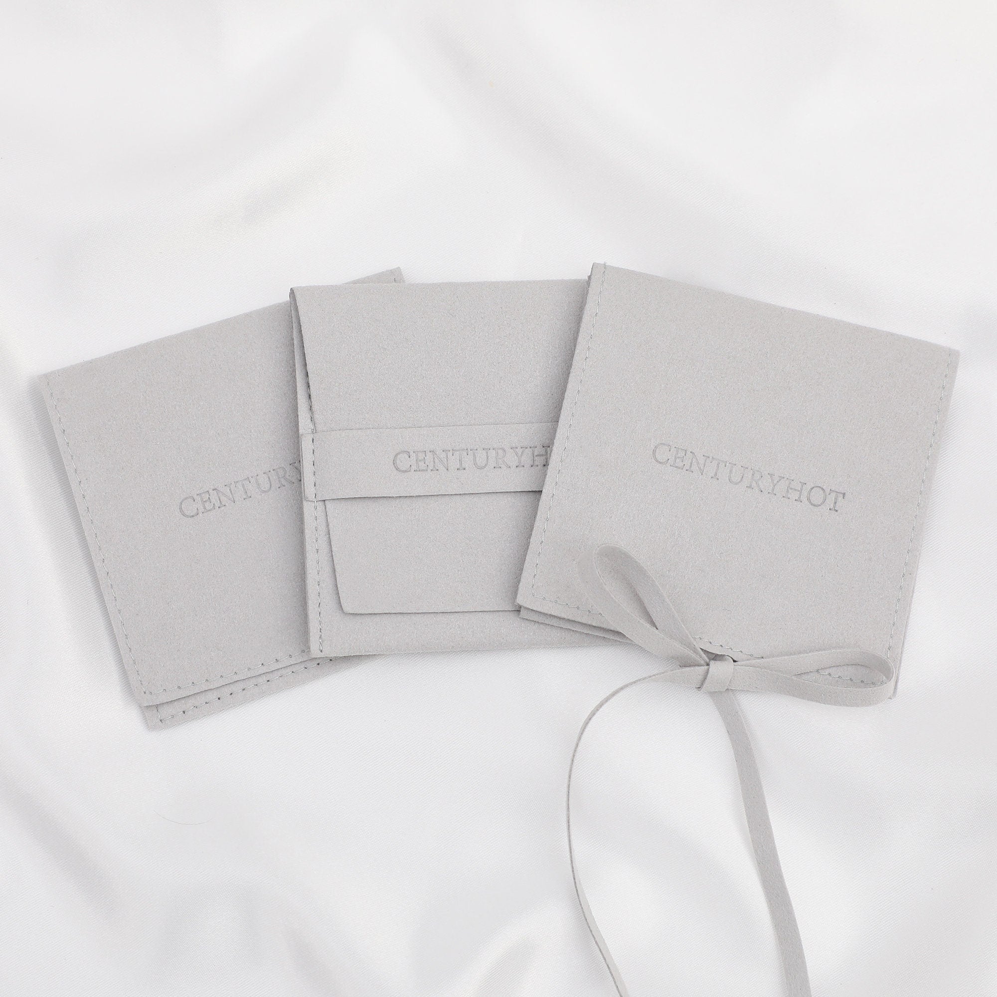 Personalized Microfiber Jewelry Bag, Custom Logo Packaging (50 Pieces)-zoom-6