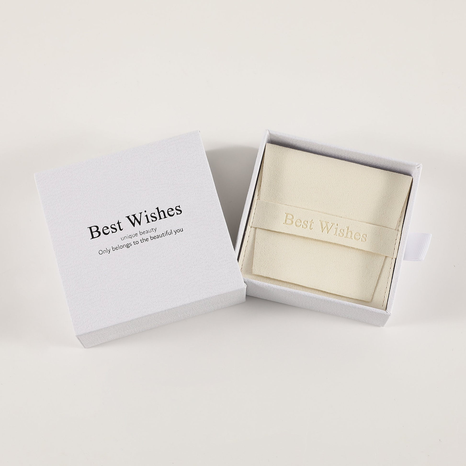 Jewelry Gift Box Set: Microfiber Bag, Customizable Logo-9