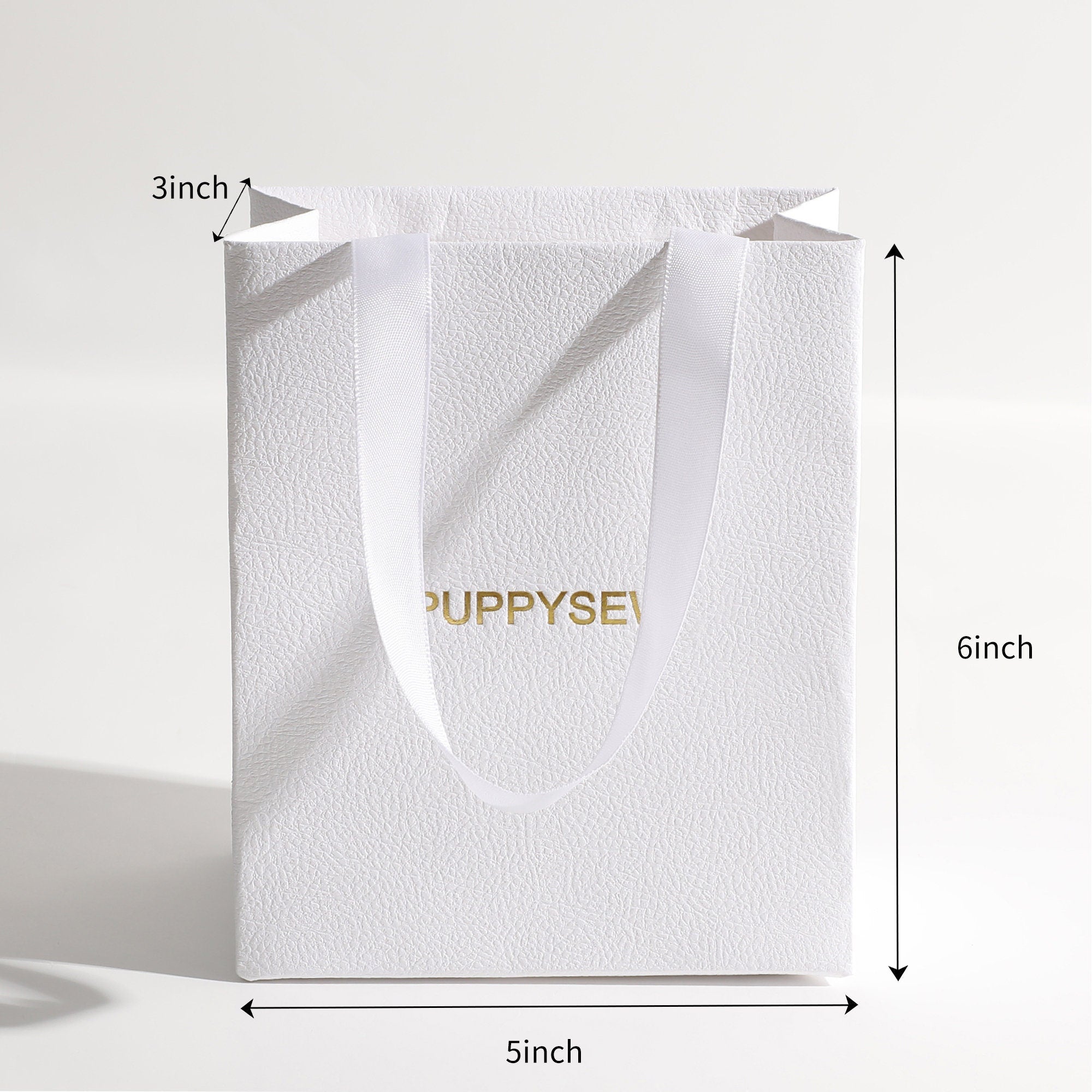 Custom Textured Paper Gift Bags, Personalized Logo Packaging-zoom-6