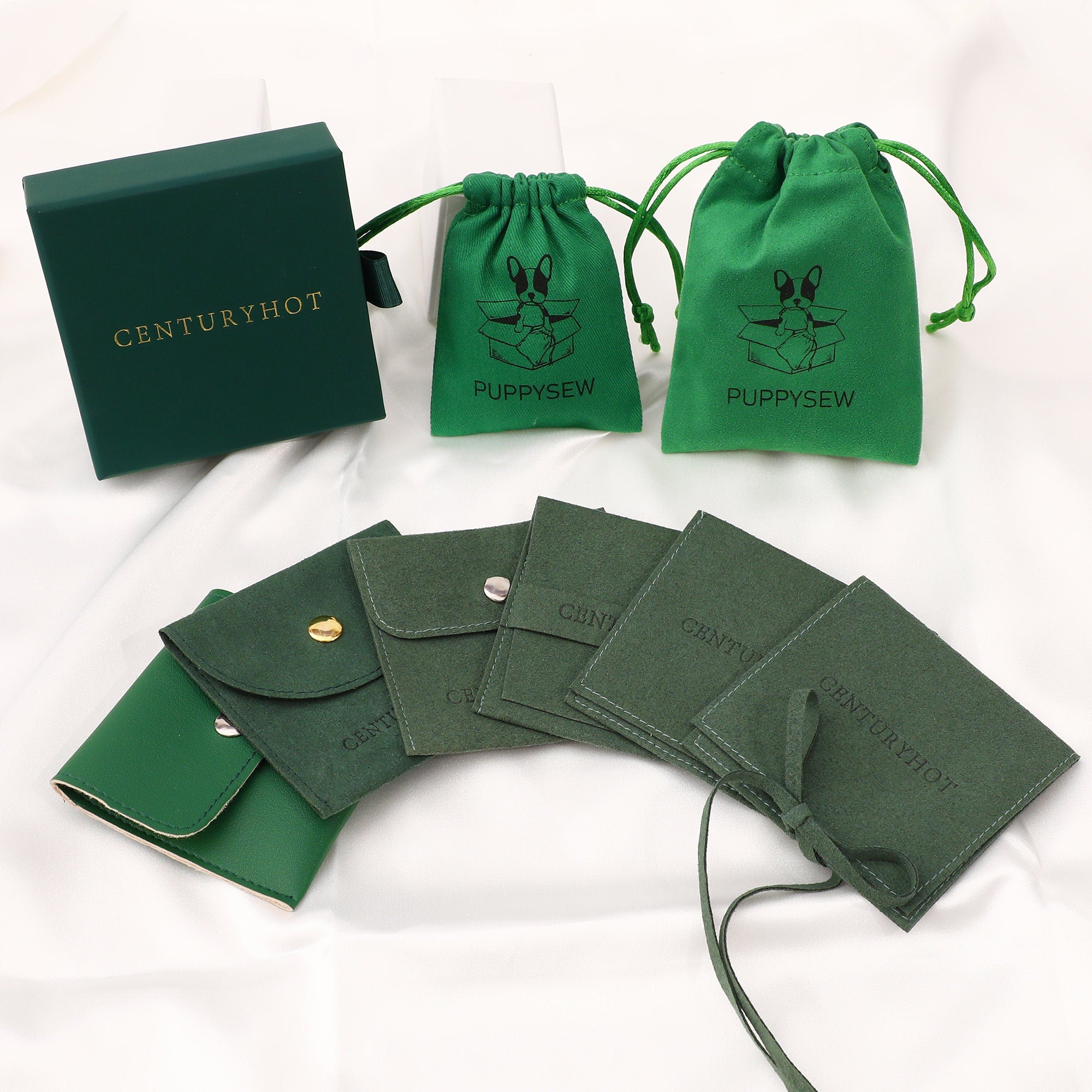 Custom Logo Jewelry Box and Bag Set, Personalized Packaging-zoom-5