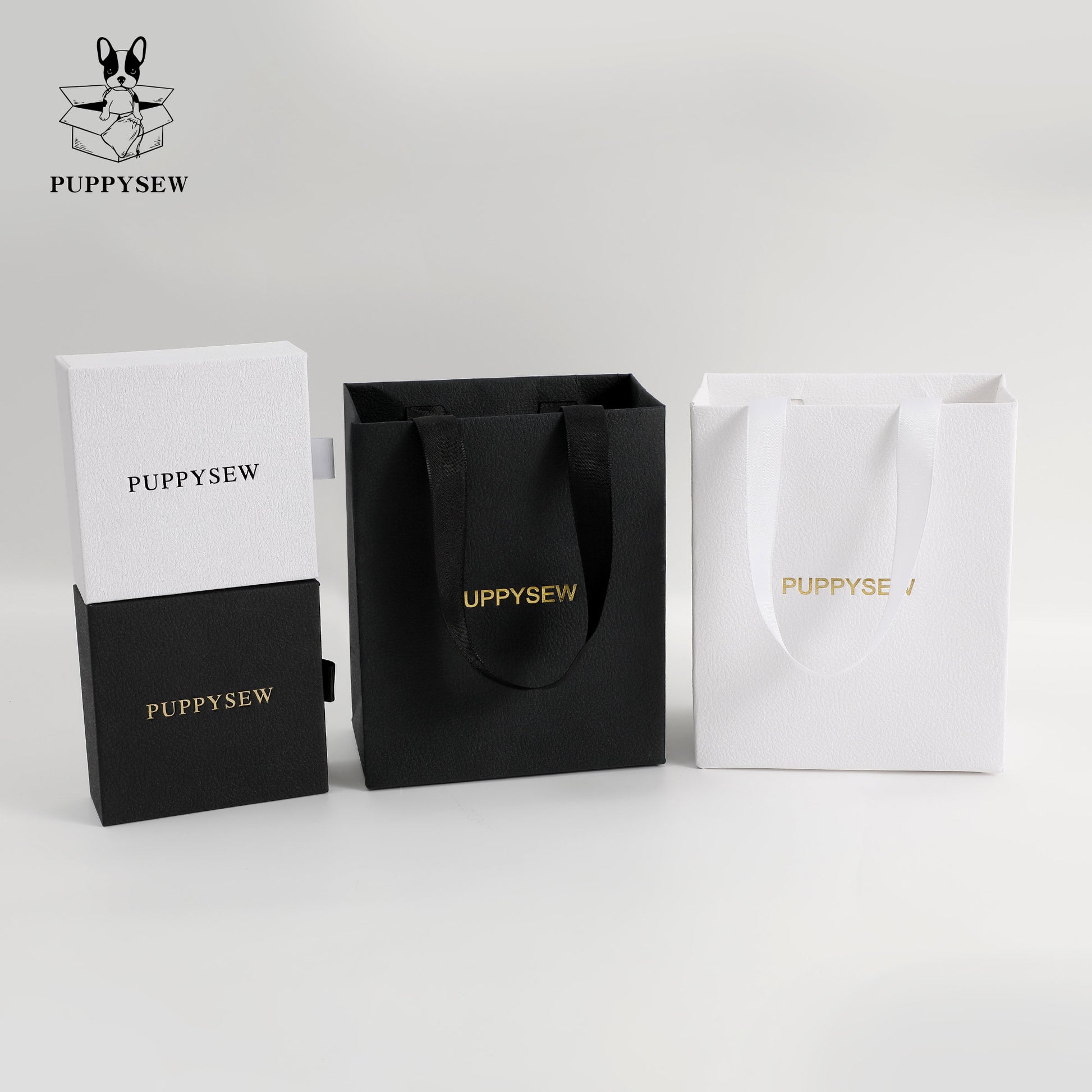 50 black custom logo Paper shopping bag halloween Customized package-5