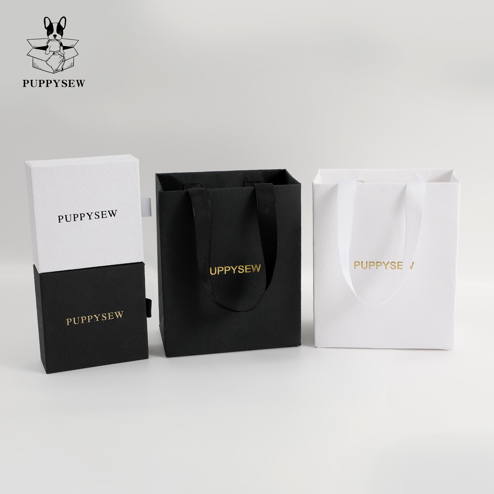 50 black custom logo Paper shopping bag halloween Customized package-zoom-5