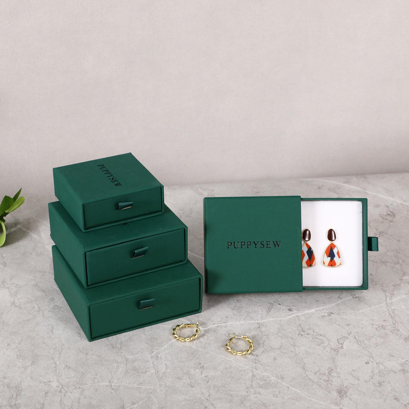 Custom Logo Jewelry Gift Boxes – Small Drawer-Type Packaging-zoom-