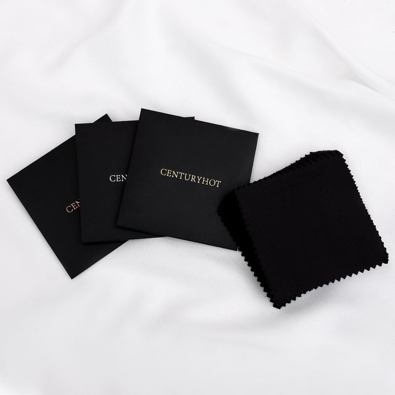 100pcs 8×8cm jewelry cleaning cloth, silver polishing cloth, custom logo-zoom-