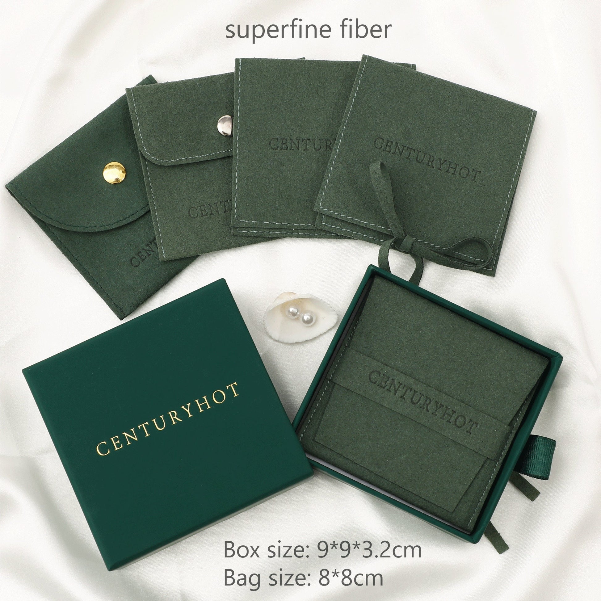 Custom Logo Jewelry Box and Bag Set, Personalized Packaging-2