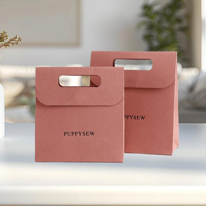 Custom Logo Kraft Gift Bags: Wedding, Jewelry, Boutique-zoom-
