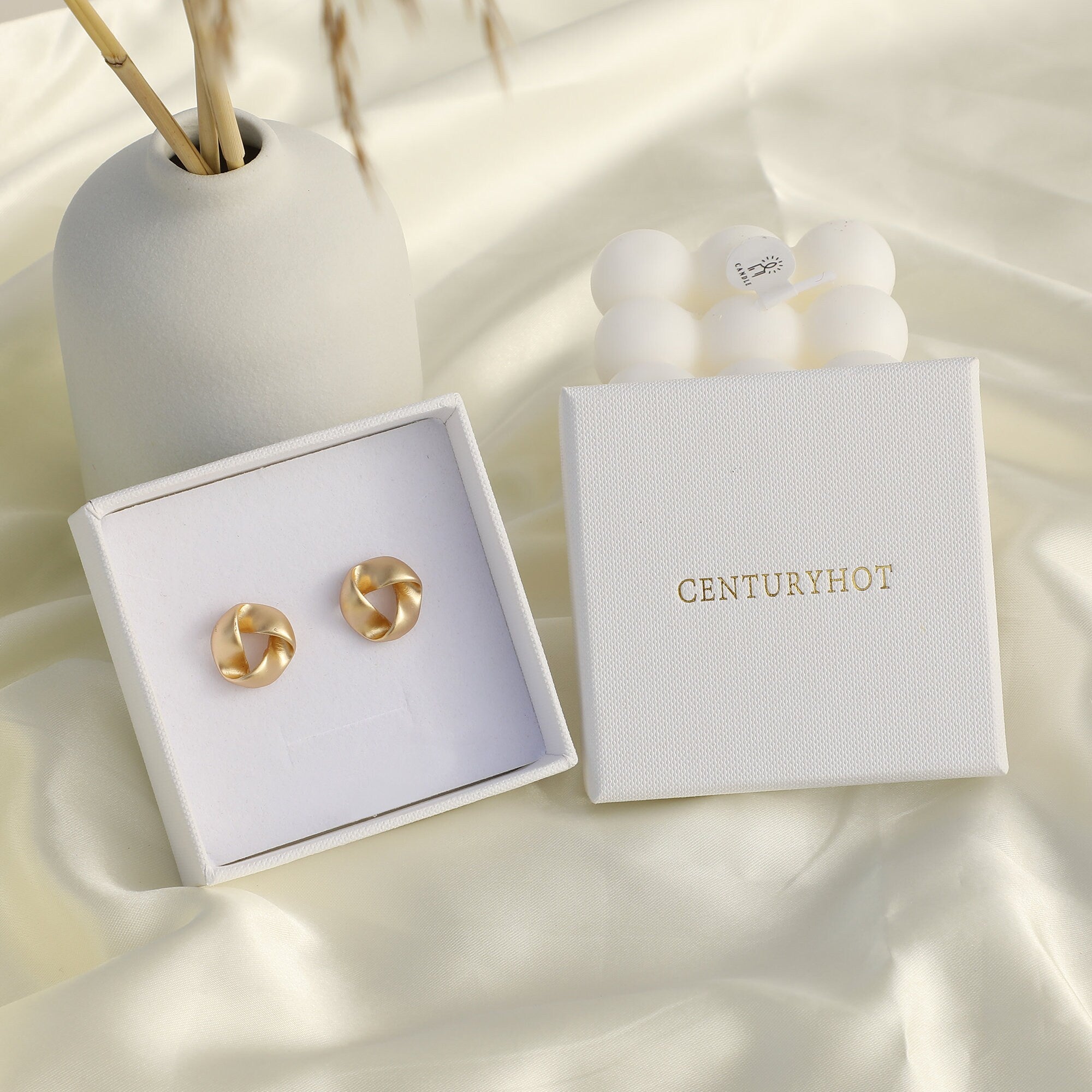 50 Pcs Custom Logo Jewelry Gift Box: Ring, Necklace, Bracelet