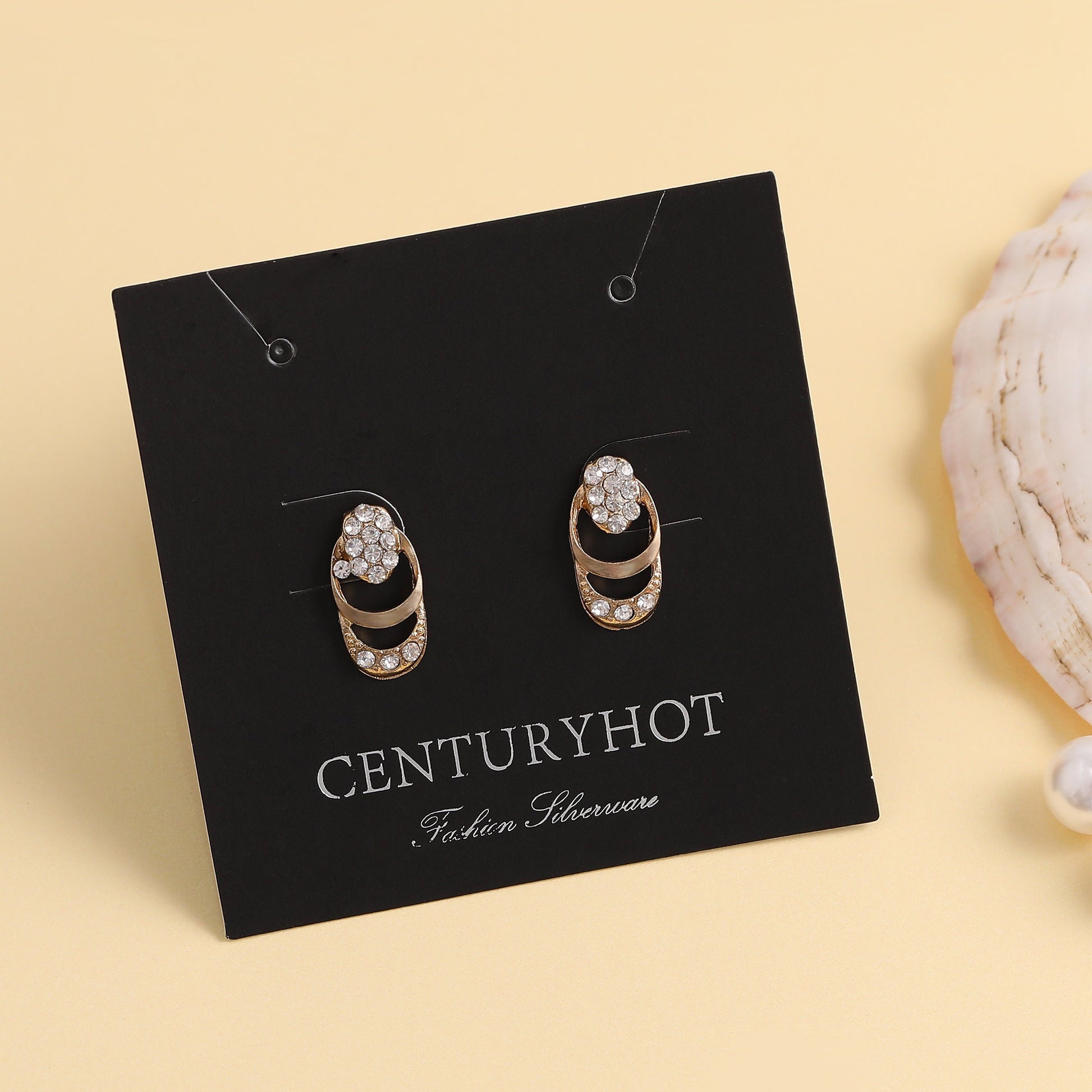 Custom Logo Jewelry Display Cards, Personalized Necklace & Earring Packaging-4