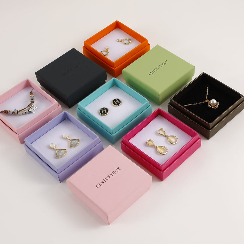 Custom Logo Jewelry Box, Chic Ring/Necklace Gift Box-zoom-