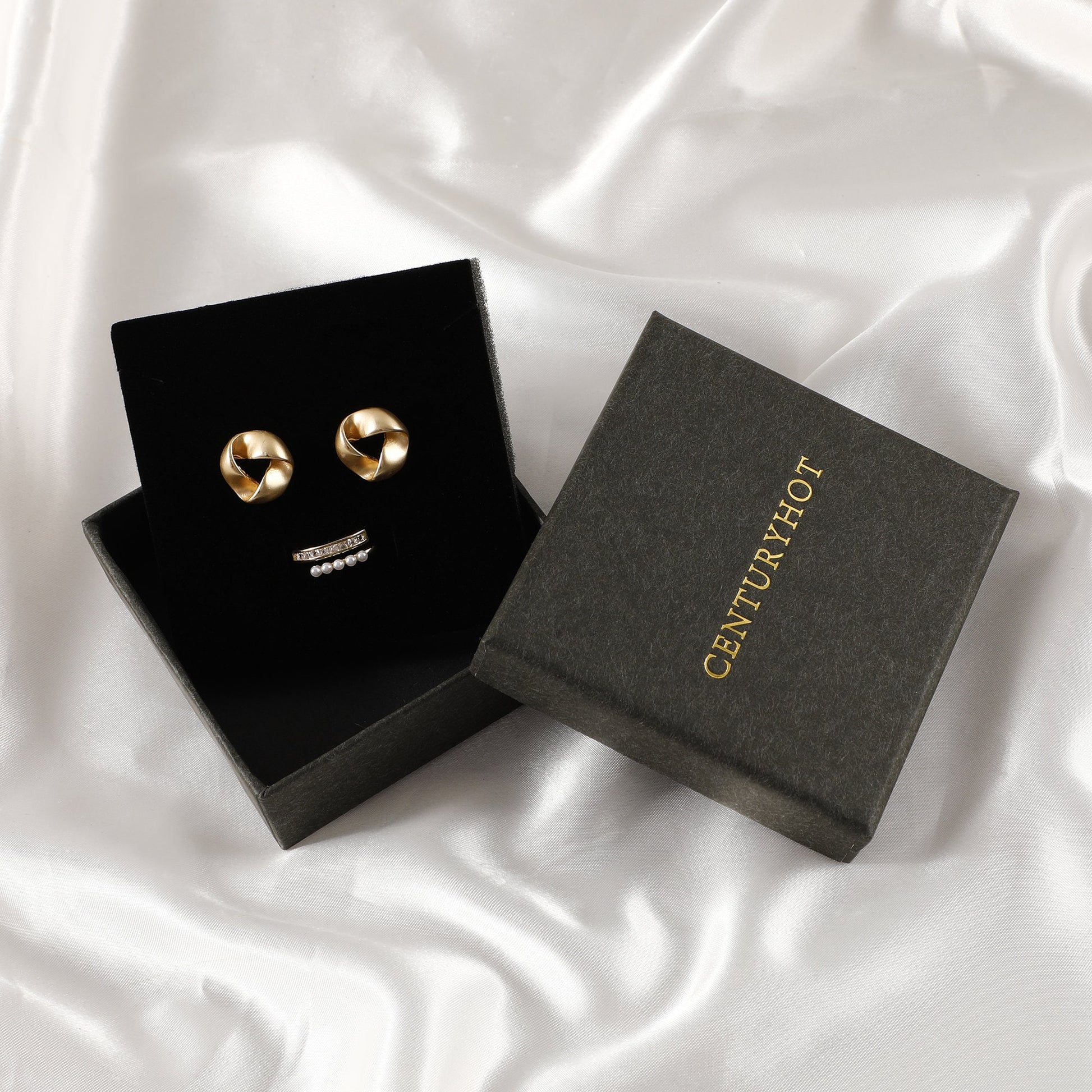 Custom Logo Jewelry Box - Necklace, Earrings, Ring Packaging-8
