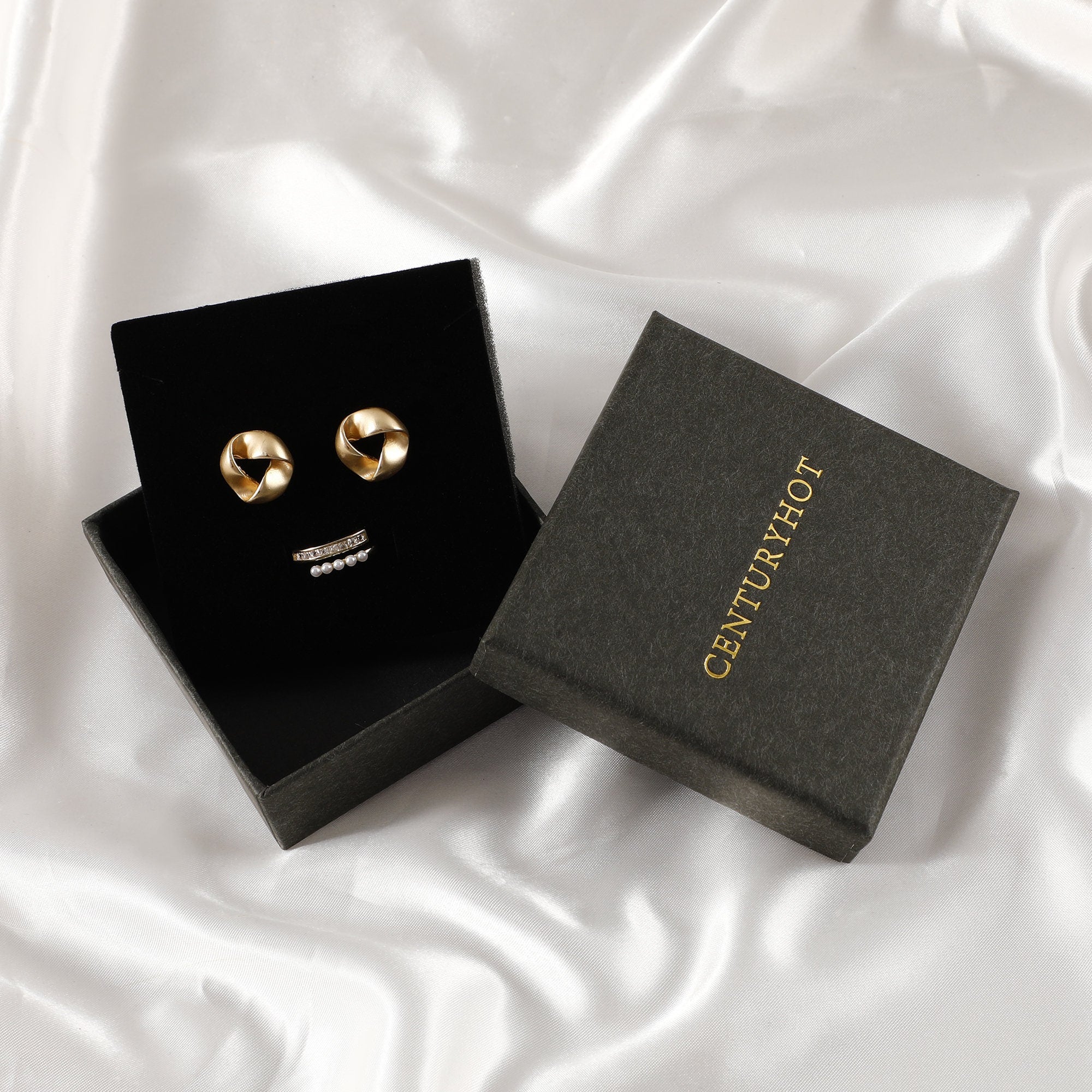 Custom Logo Jewelry Box - Necklace, Earrings, Ring Packaging-zoom-8