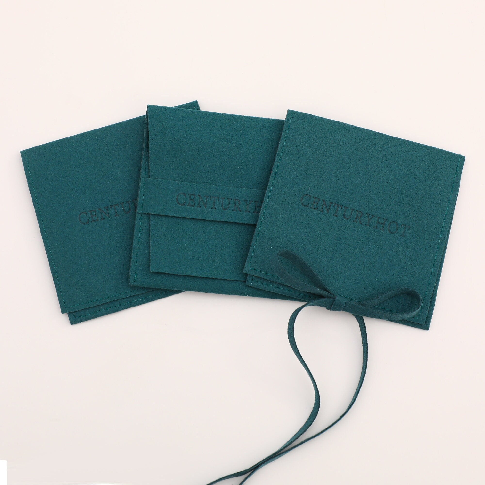 Custom Logo Microfiber Jewelry Bag, Personalized Packaging (50 Pcs)-zoom-7