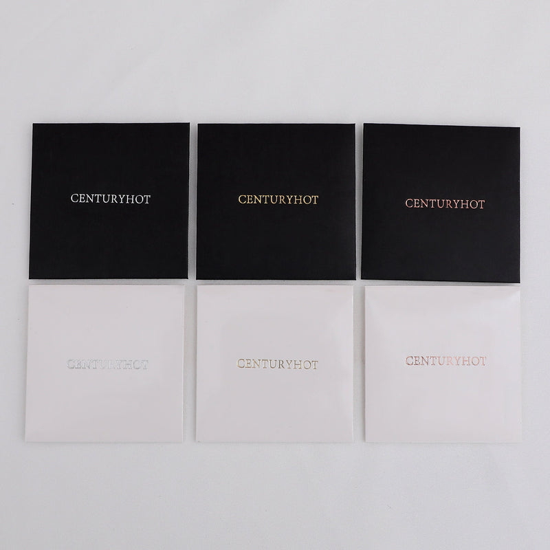 100 Black Jewelry Cleaning Cloths 8x8cm, Silver Polishing Cloth, Custom Logo Available-zoom-