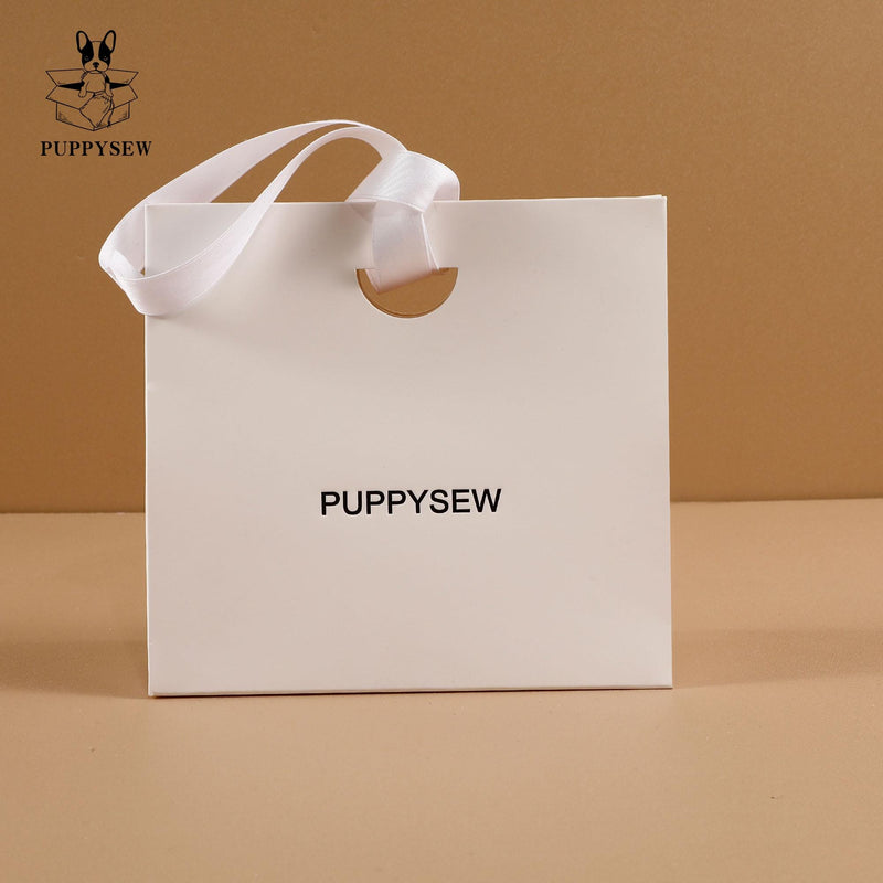 Custom Kraft Paper Gift Bags with Logo & Ribbon – Thick Texture Packaging-zoom-