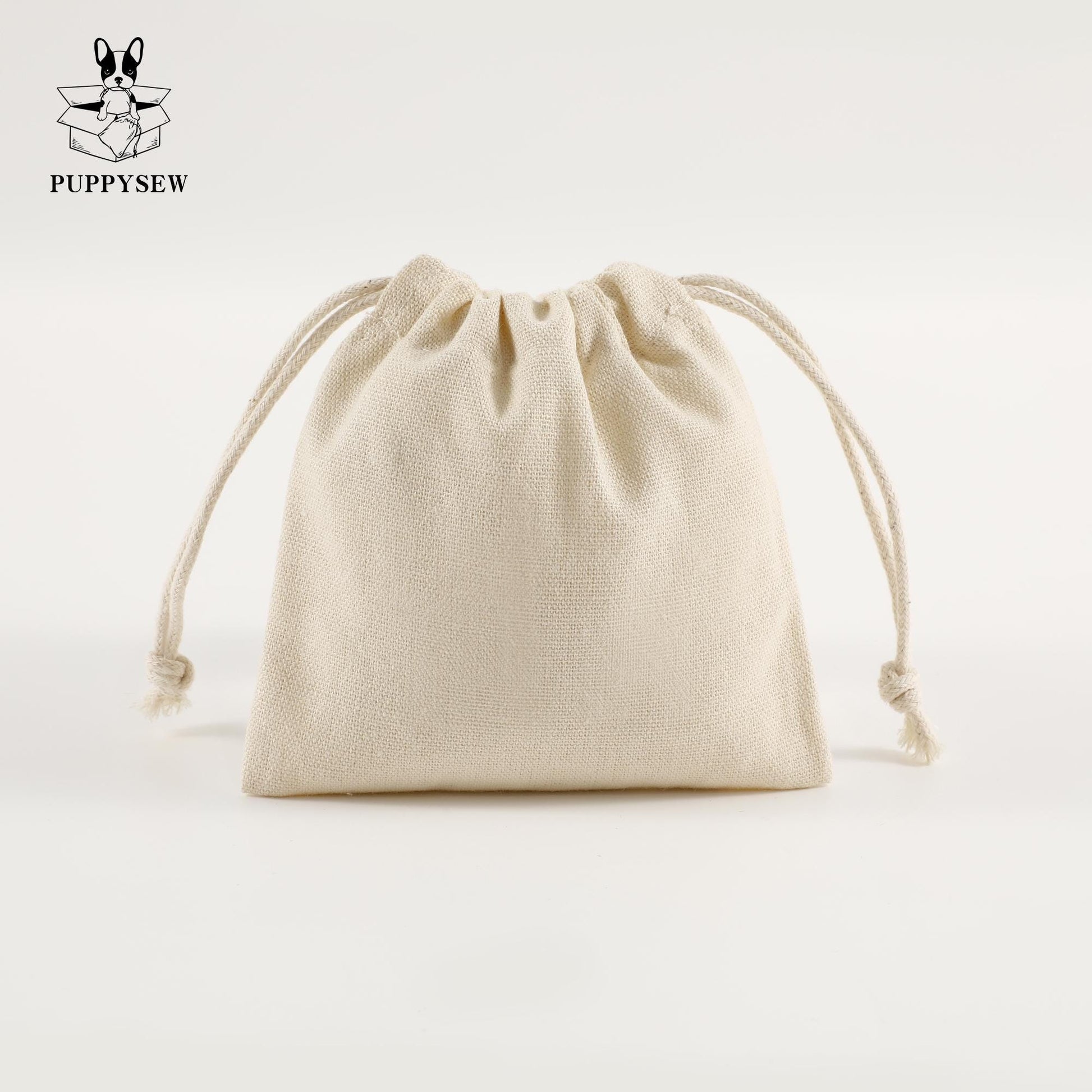 100 Custom Cotton Canvas Drawstring Bags: Logo Jewelry Packaging-9