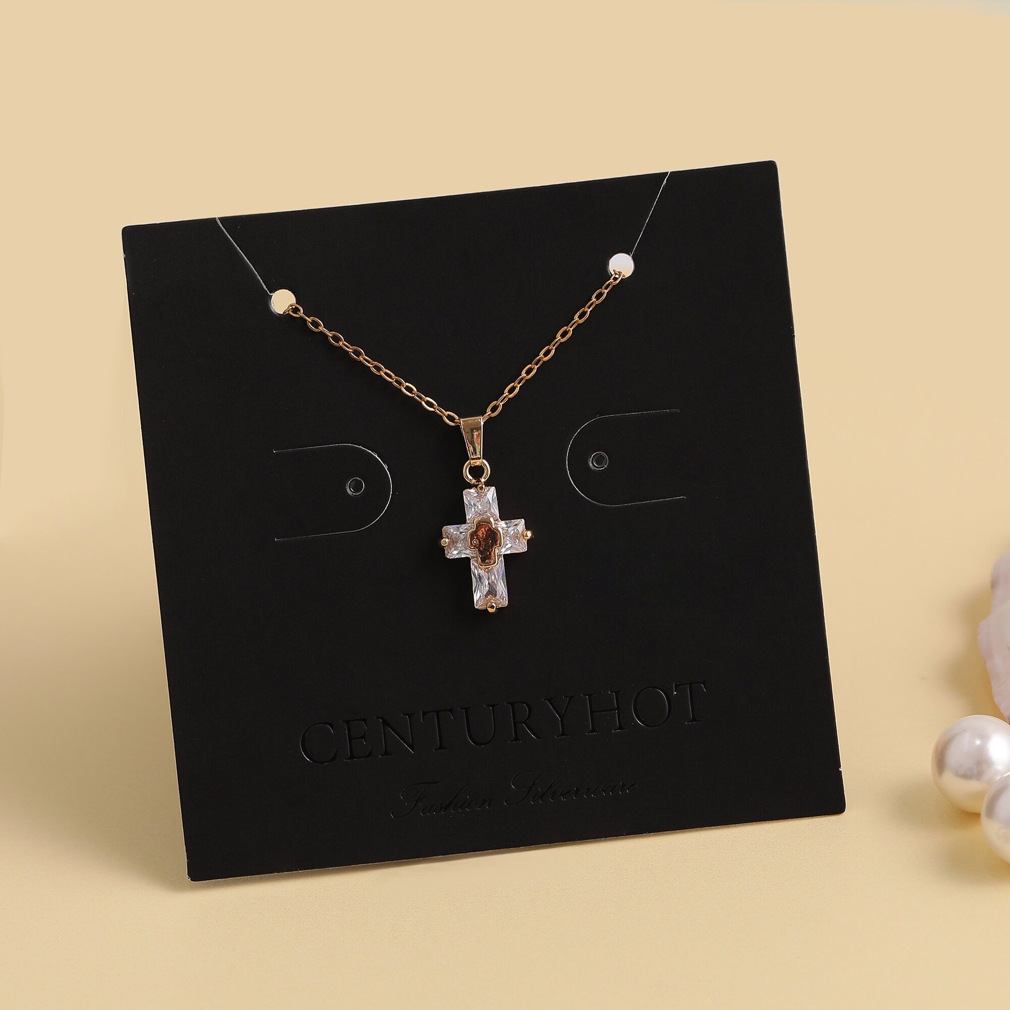 Custom Logo Jewelry Display Cards, Personalized Necklace & Earring Packaging-zoom-8